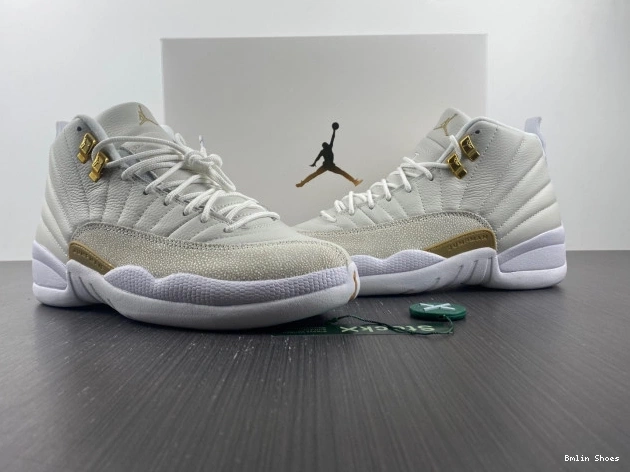 Bmlin Shoes 12 White Jordan Retro OVO 873864-102 0818